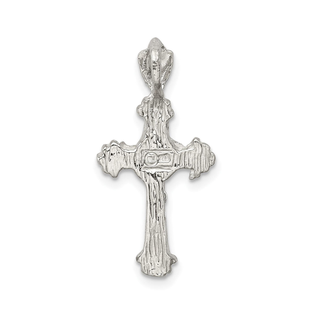 Sterling Silver Crucifix Cross Pendant with INRI Detail, Christian Catholic Design