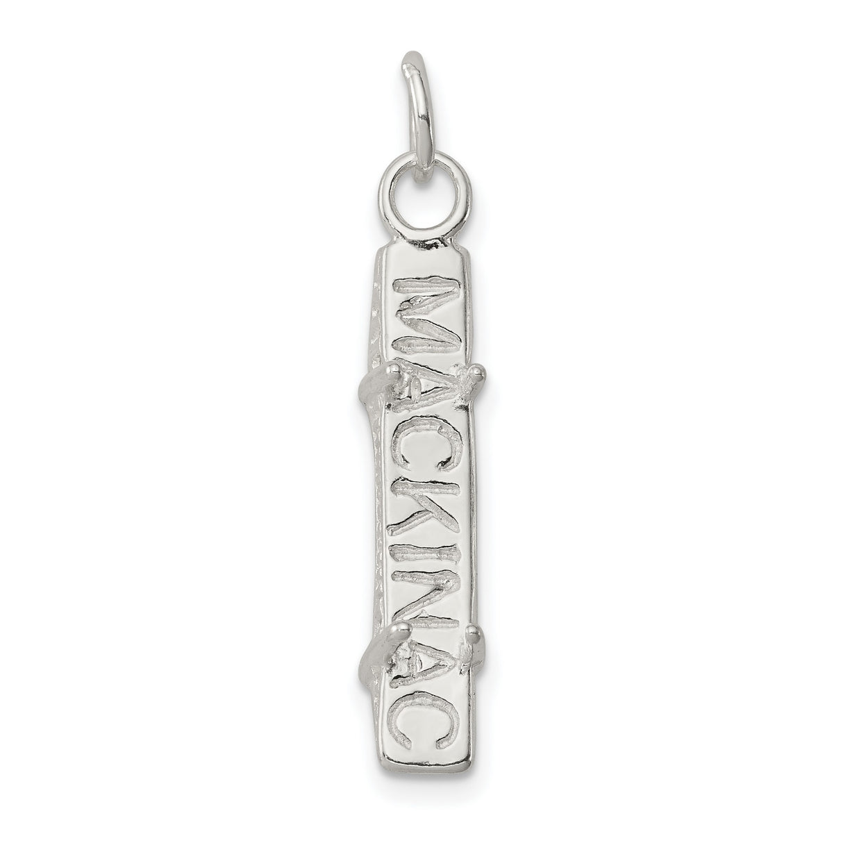Mackinac Bridge Charm Pendant in Real 925 Sterling Silver