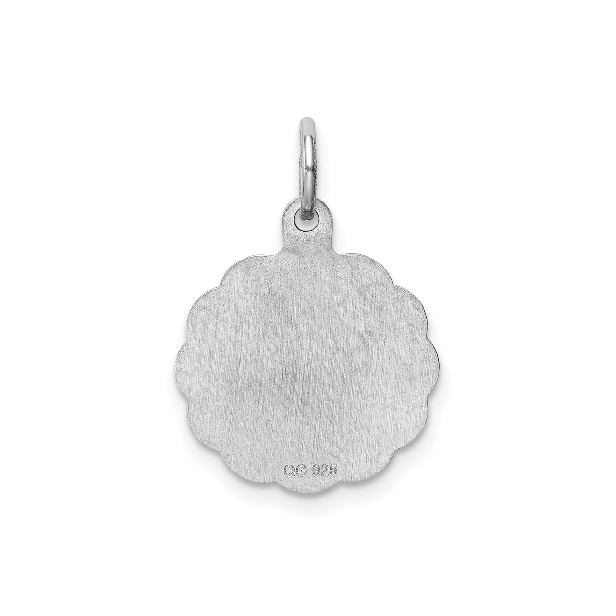 Sterling Silver Pendant with I Love You Phrase and Two Hearts, Romantic Charm for Women