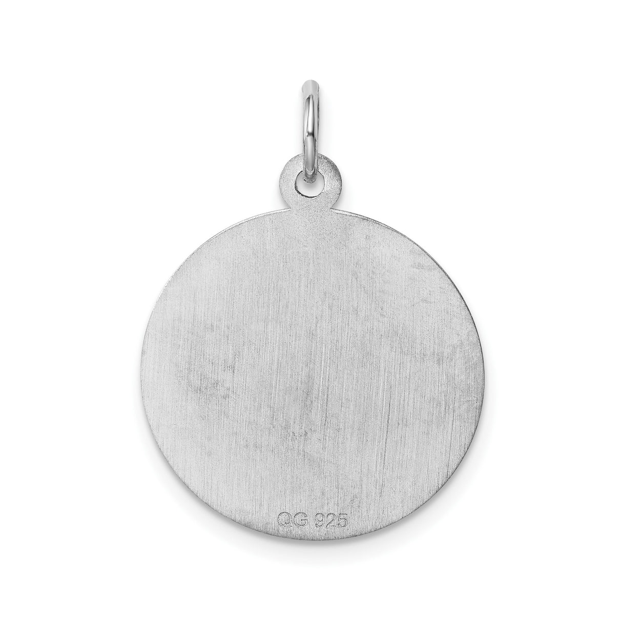 Sterling Silver Holy Communion Pendant with Chalice Engraving, Catholic Medal for Boys or Girls