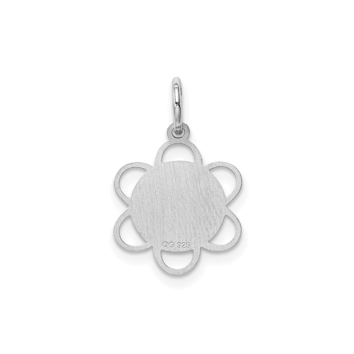 Sterling Silver Communion Pendant with Chalice Symbol, Catholic Religious Medal Charm