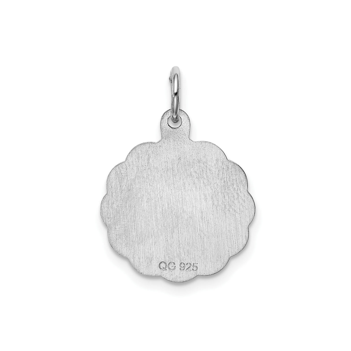 Sterling Silver Pendant with Praying Hands, Christian Faith and Devotion Medal