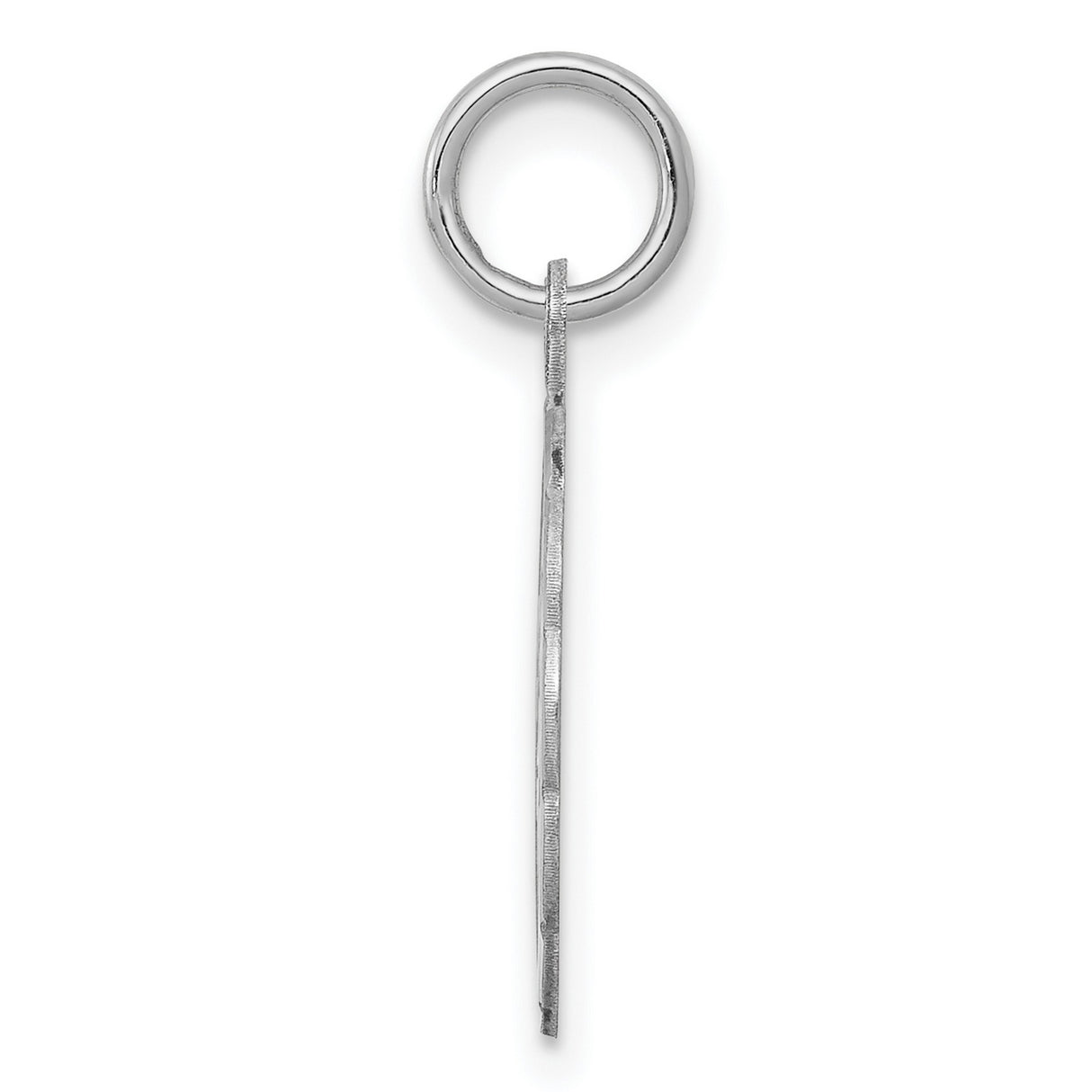 Graduation Day Words with Cap on Round Faceted Charm Pendant in Real 925 Sterling Silver