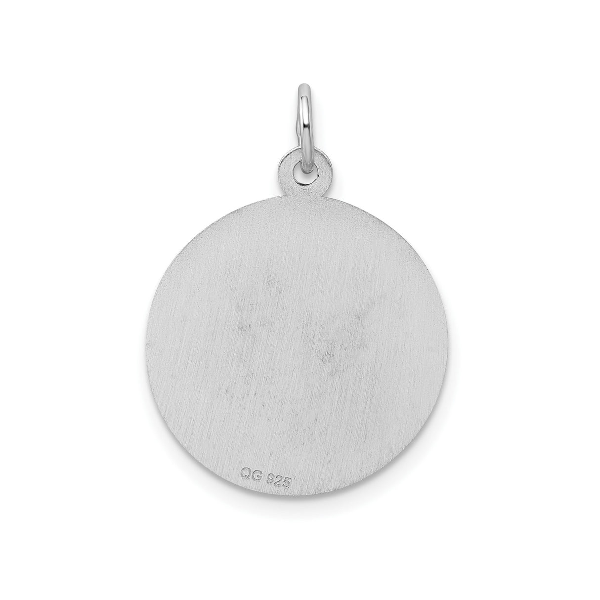 Sterling Silver Pendant with Happy Graduation Day Engraving and Star Accents