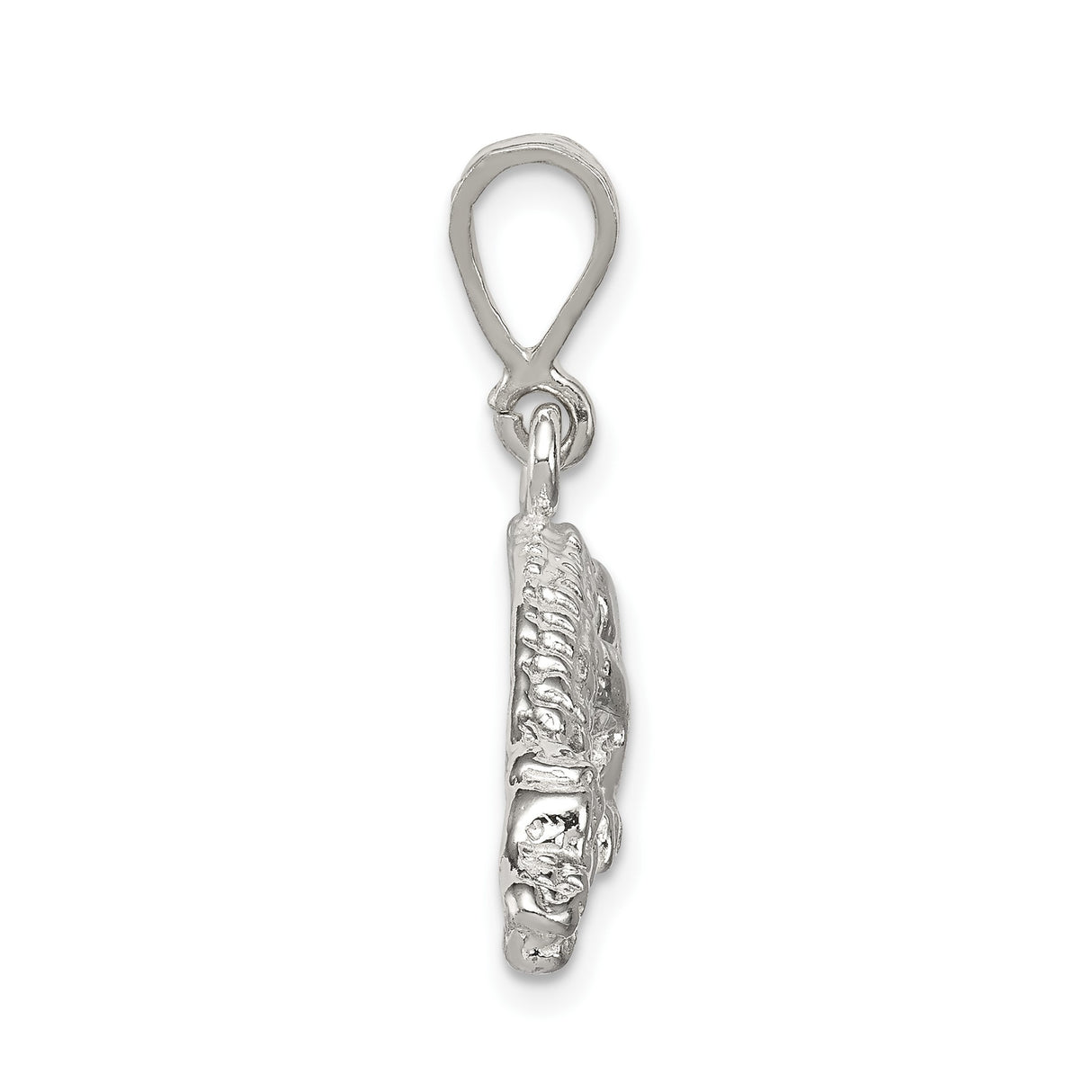 Sterling Silver Alligator Pendant, Detailed Reptile Design, Animal Totem Jewelry for Men and Women