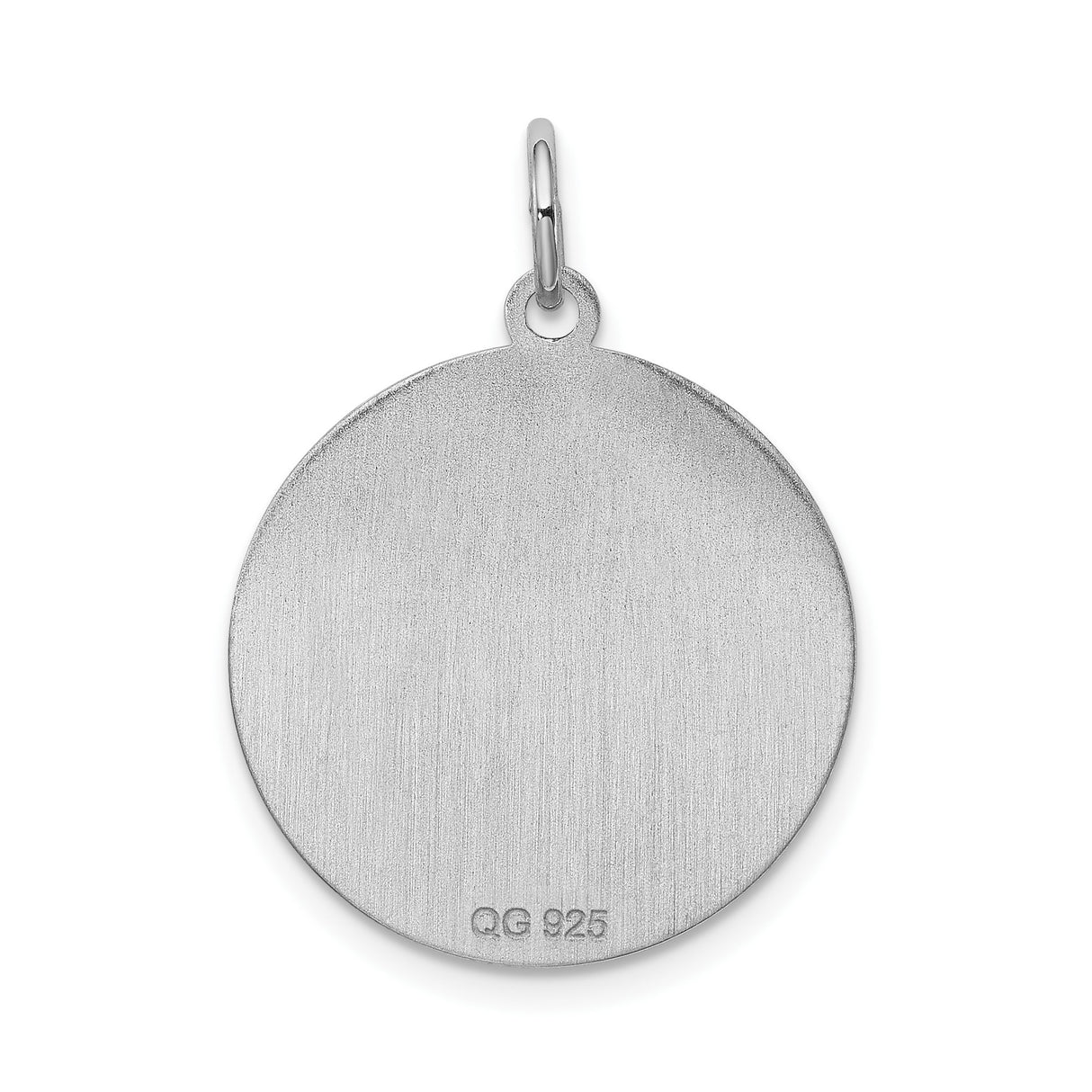 Sterling Silver Beagle Dog Pendant with Silhouette and Breed Name