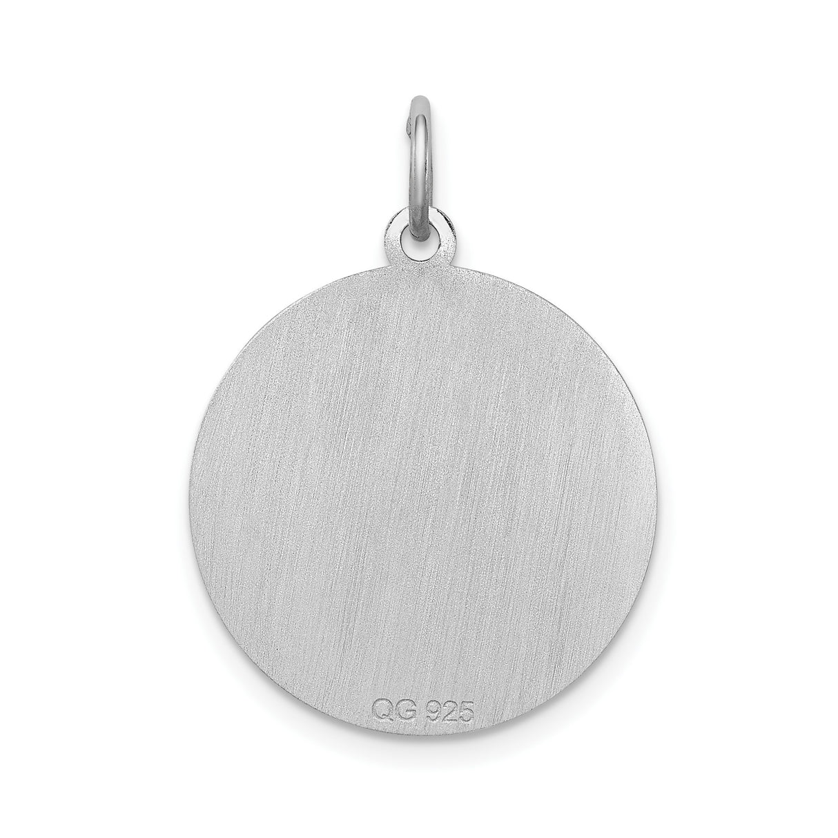 Sterling Silver Bulldog Pendant with Dog Emblem and BULLDOG Text, Unisex Memorial Jewelry