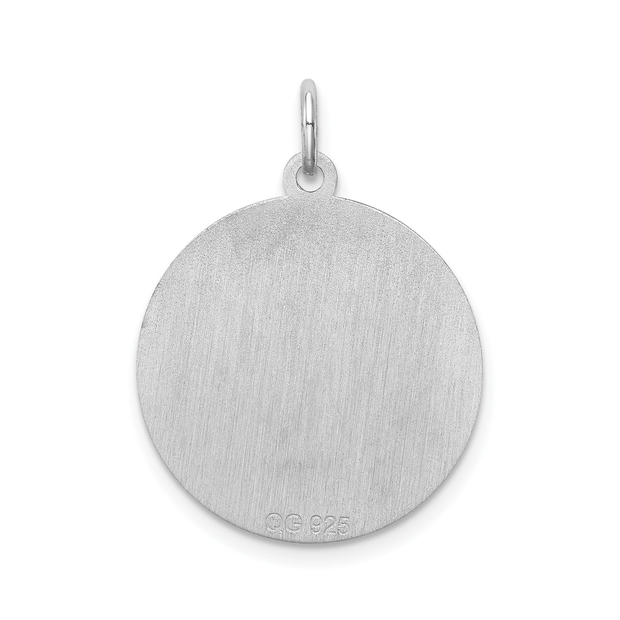 Sterling Silver Pendant with Golden Retriever Image and Bold Breed Name Memorial Jewelry