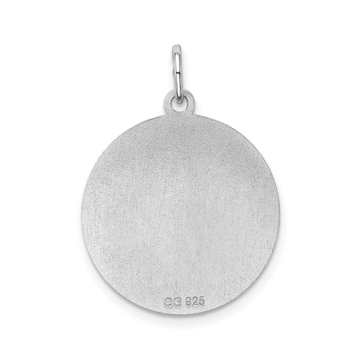 Sterling Silver Great Dane Pendant with Etched Silhouette and Text, Unisex Dog Charm