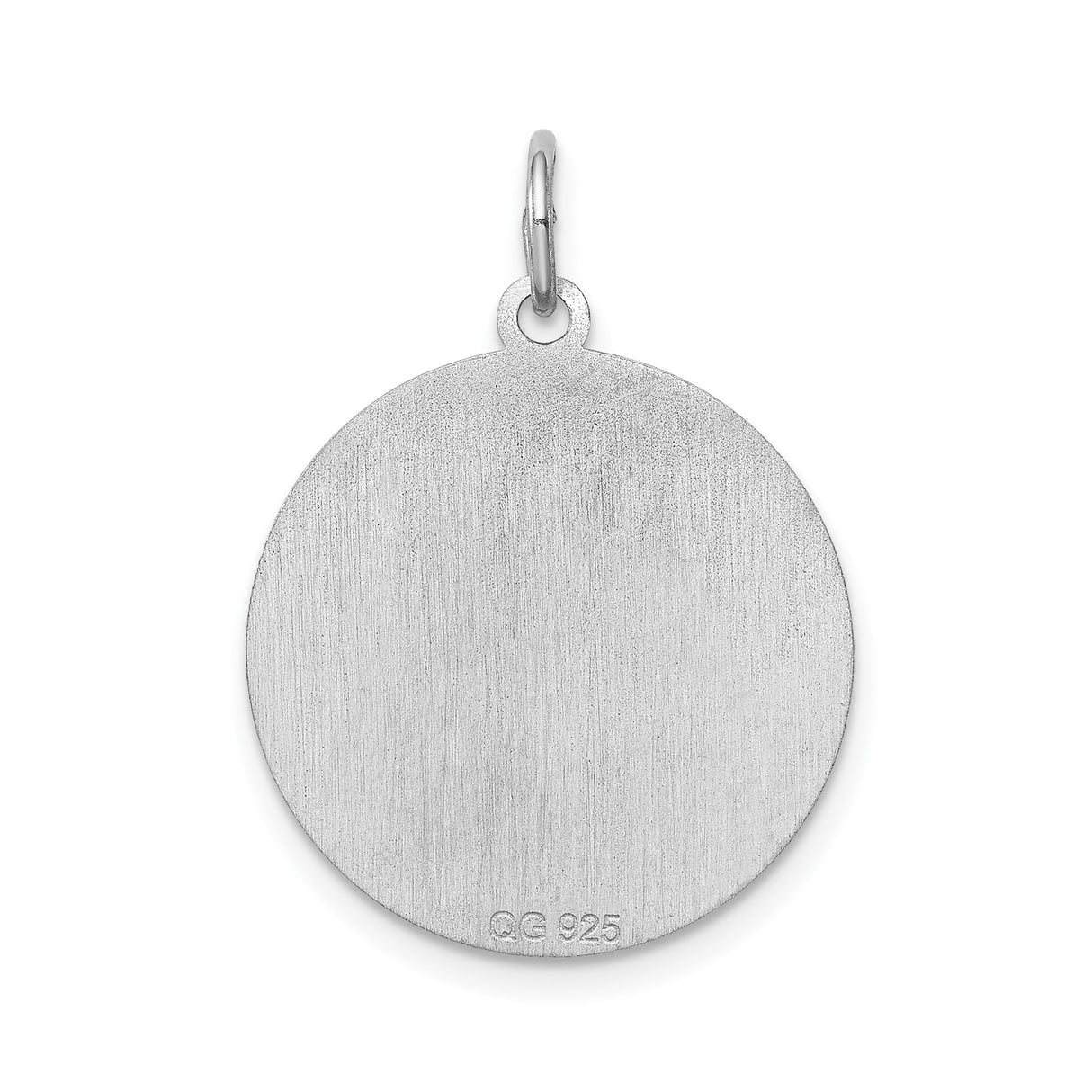 Sterling Silver Rottweiler Dog Pendant with Silhouette and Breed Name Charm