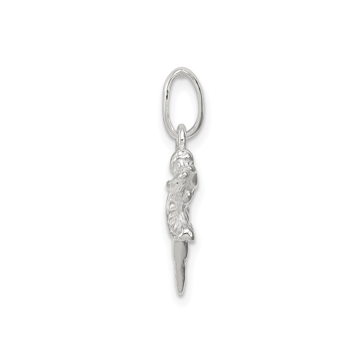Sterling Silver Ballerina Pendant with Ballet Silhouette, Dance Charm for Women and Girls