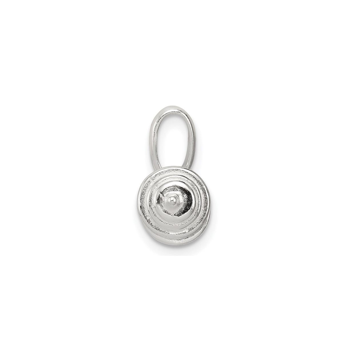 Sterling Silver Barbell Pendant, Dumbbell Charm Symbolizing Strength and Dedication, Unisex Fitness Jewelry