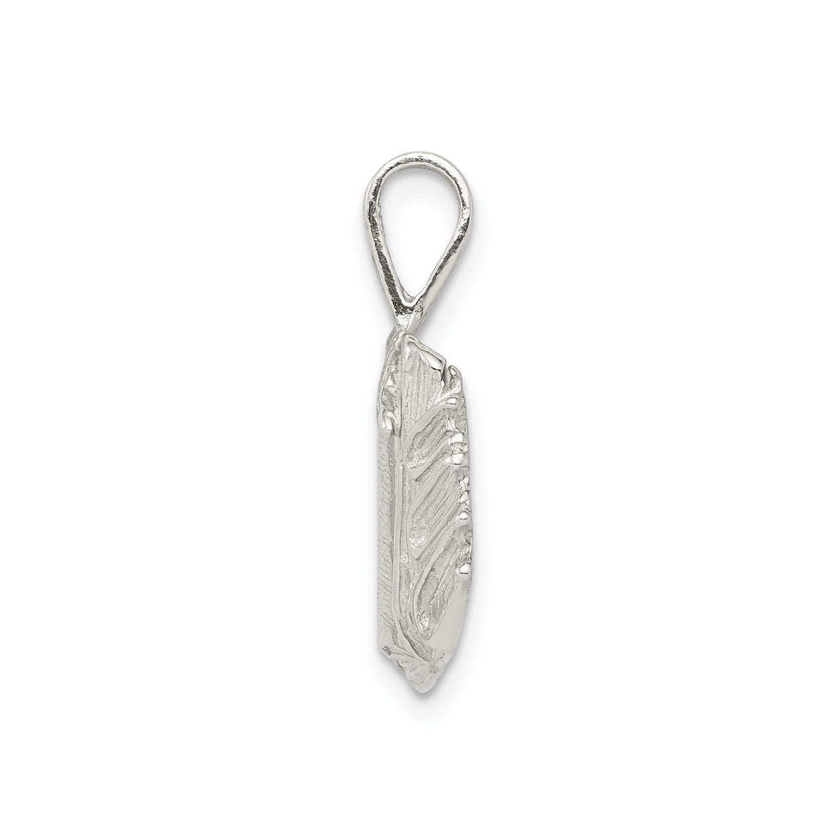 Sterling Silver Pendant with Book and Quill Design, Symbolizing Knowledge and Creativity