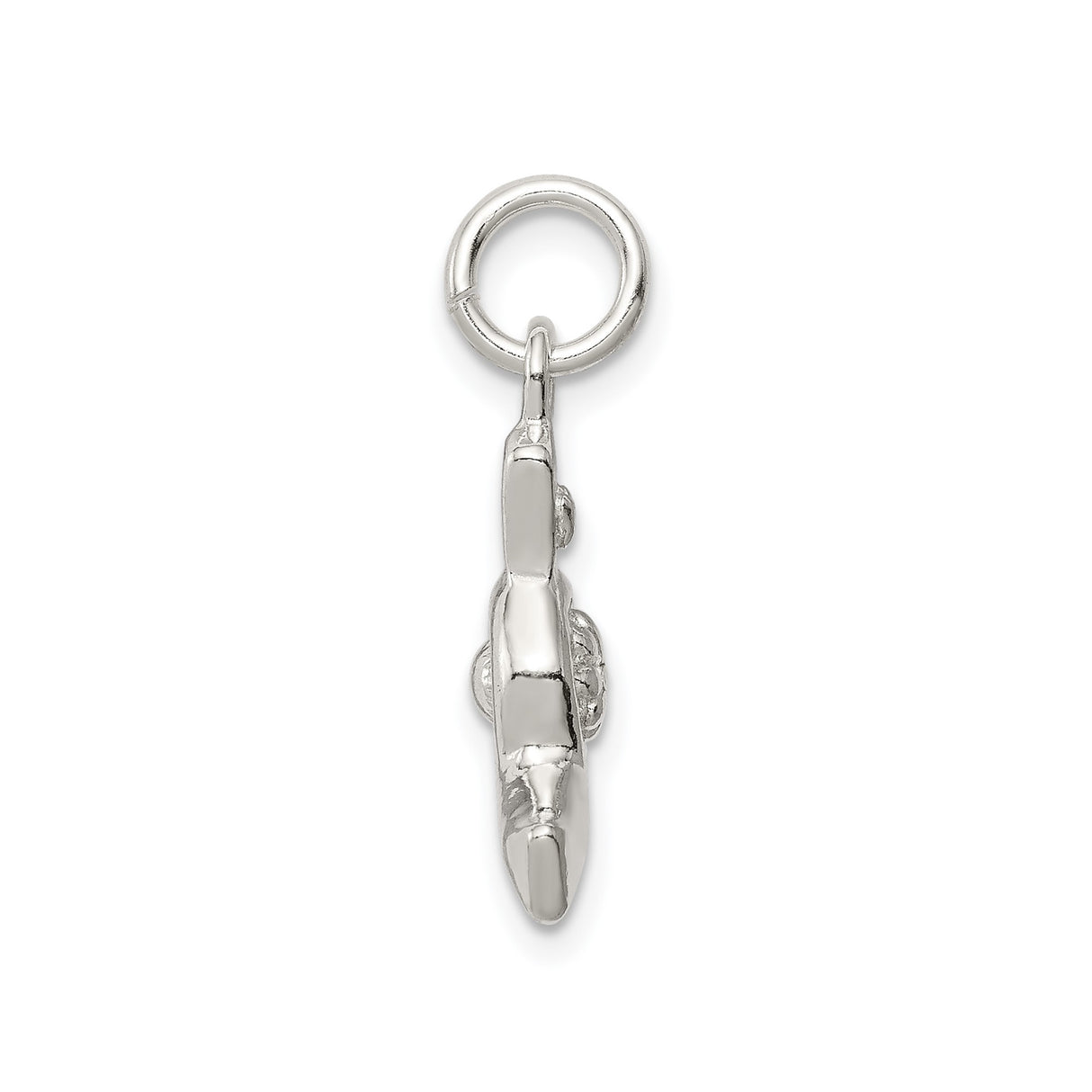 Sterling Silver Whistle Pendant with Realistic Detail, Sports Leadership Theme