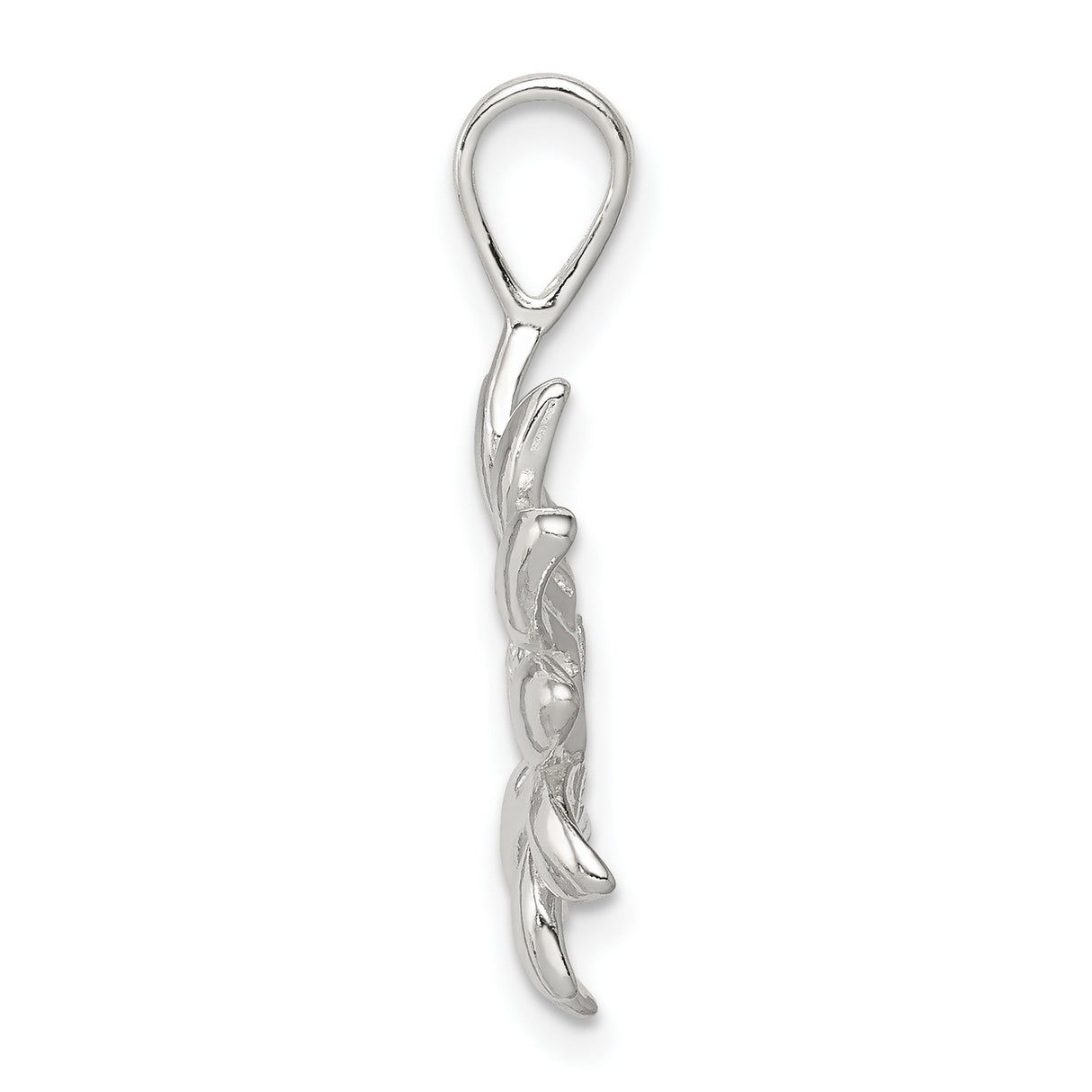 Sunflower Charm Pendant in Real 925 Sterling Silver
