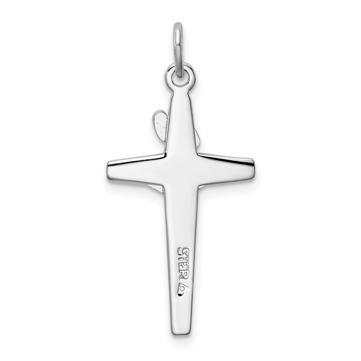 Sterling Silver Crucifix Cross Pendant with INRI and Jesus Figure for Men and Women