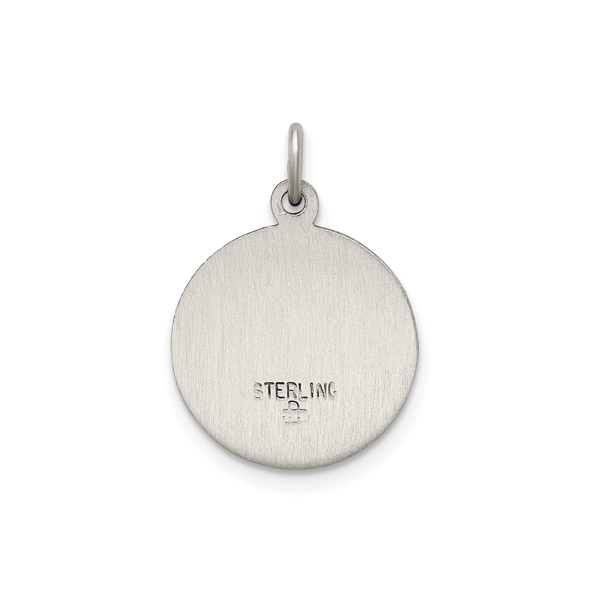 Sterling Silver Pendant Featuring Our Lady of Guadalupe, Catholic Medal with Engraving for Women