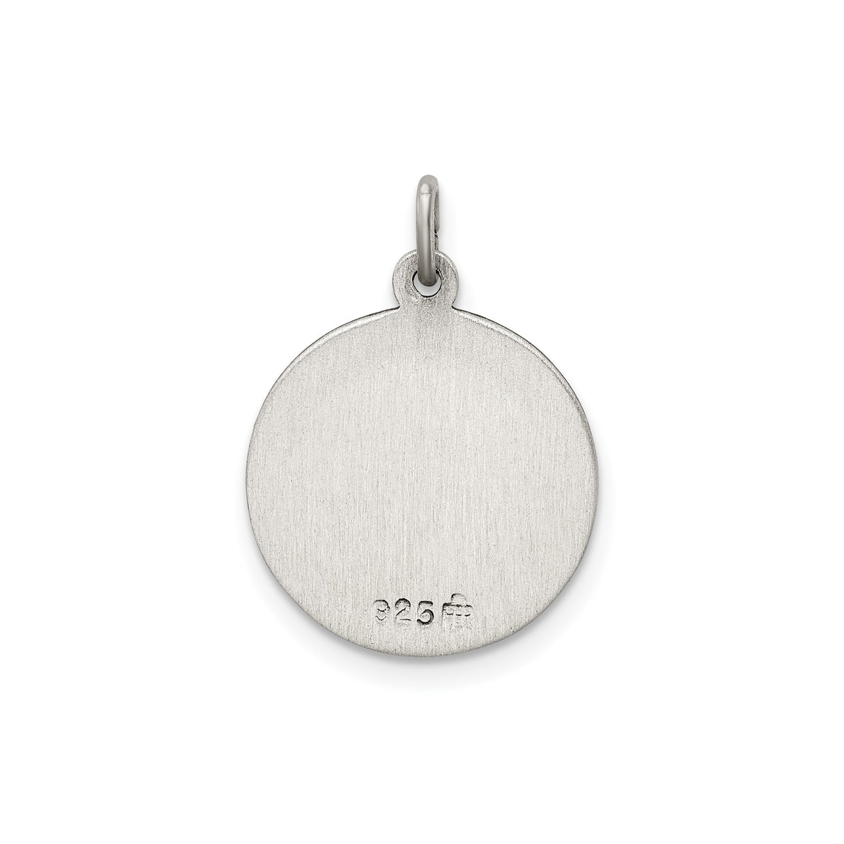 Sterling Silver Our Lady of Perpetual Help Medal with Virgin Mary and Jesus, Christian Pendant