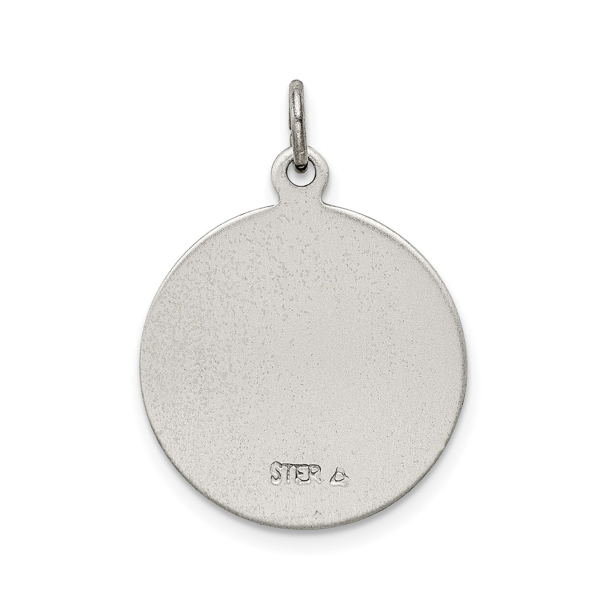 Sterling Silver Saint Jude Thaddeus Medal Pendant, Catholic Christian Devotional Charm