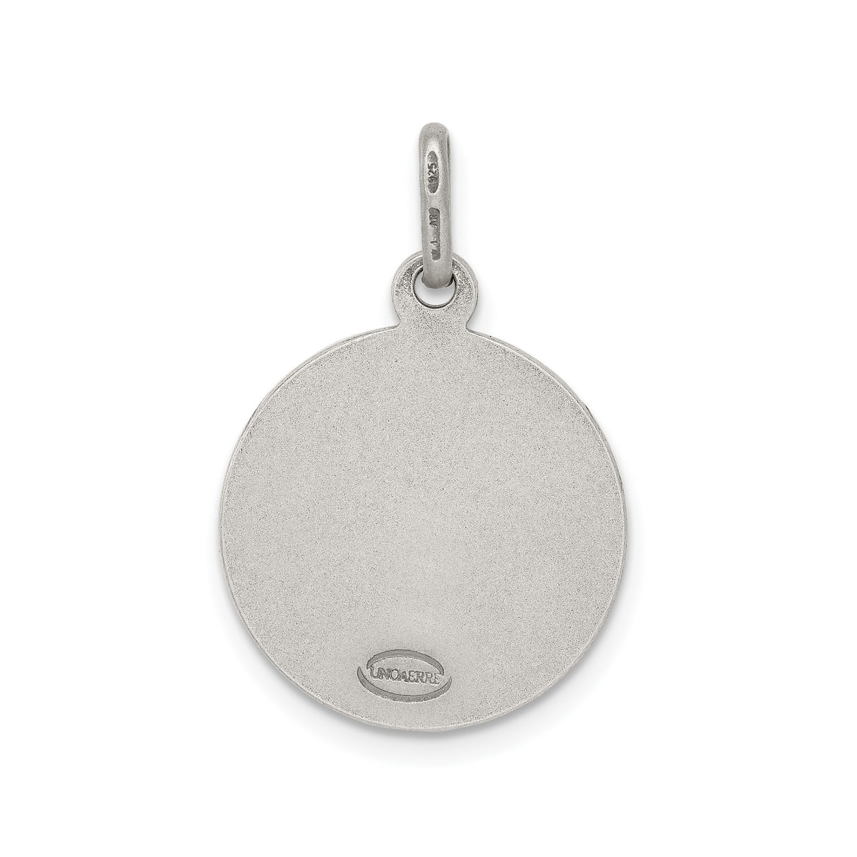 Sterling Silver Saint Michael Pendant with Angel Wings and Sword, Christian Medal