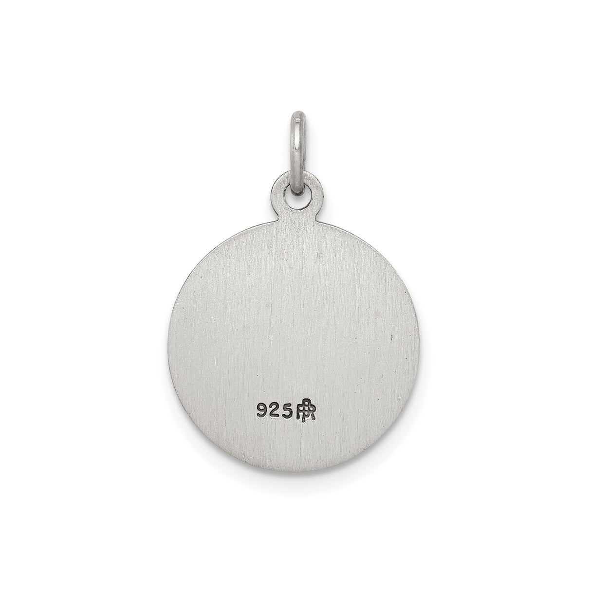 Sterling Silver Saint Peregrine Medal Pendant, Catholic Healing and Cancer Support Charm