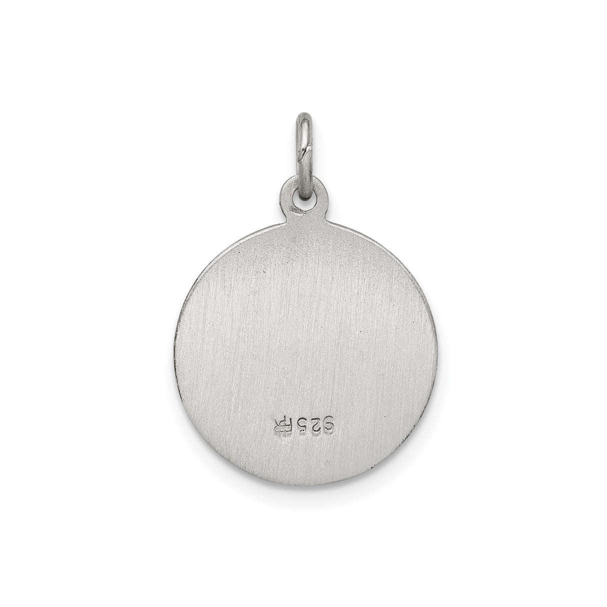 Sterling Silver Saint Theresa Pendant with Theresa Pray for Us Medal - Religious Jewelry