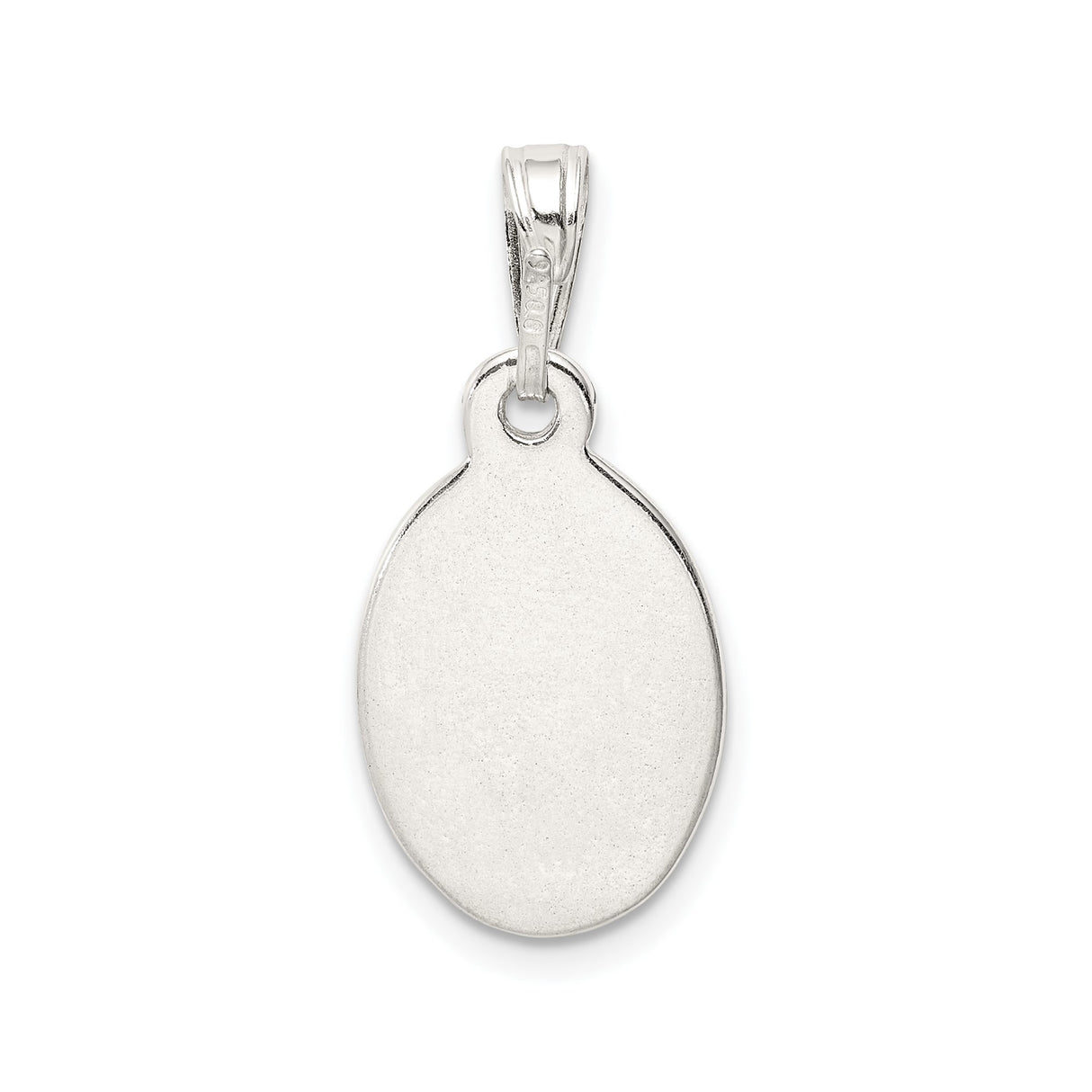 Sterling Silver Masonic Pendant with Square and Compass G Symbol, Oval Freemason Design