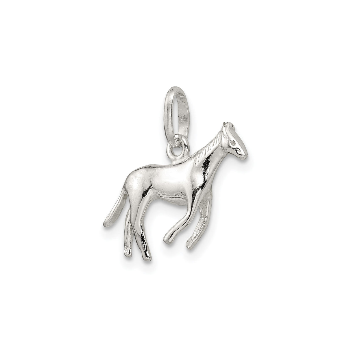 Sterling Silver Greyhound Pendant, Sleek Dog Charm with Hound Design, Unisex Pet Keepsake Jewelry