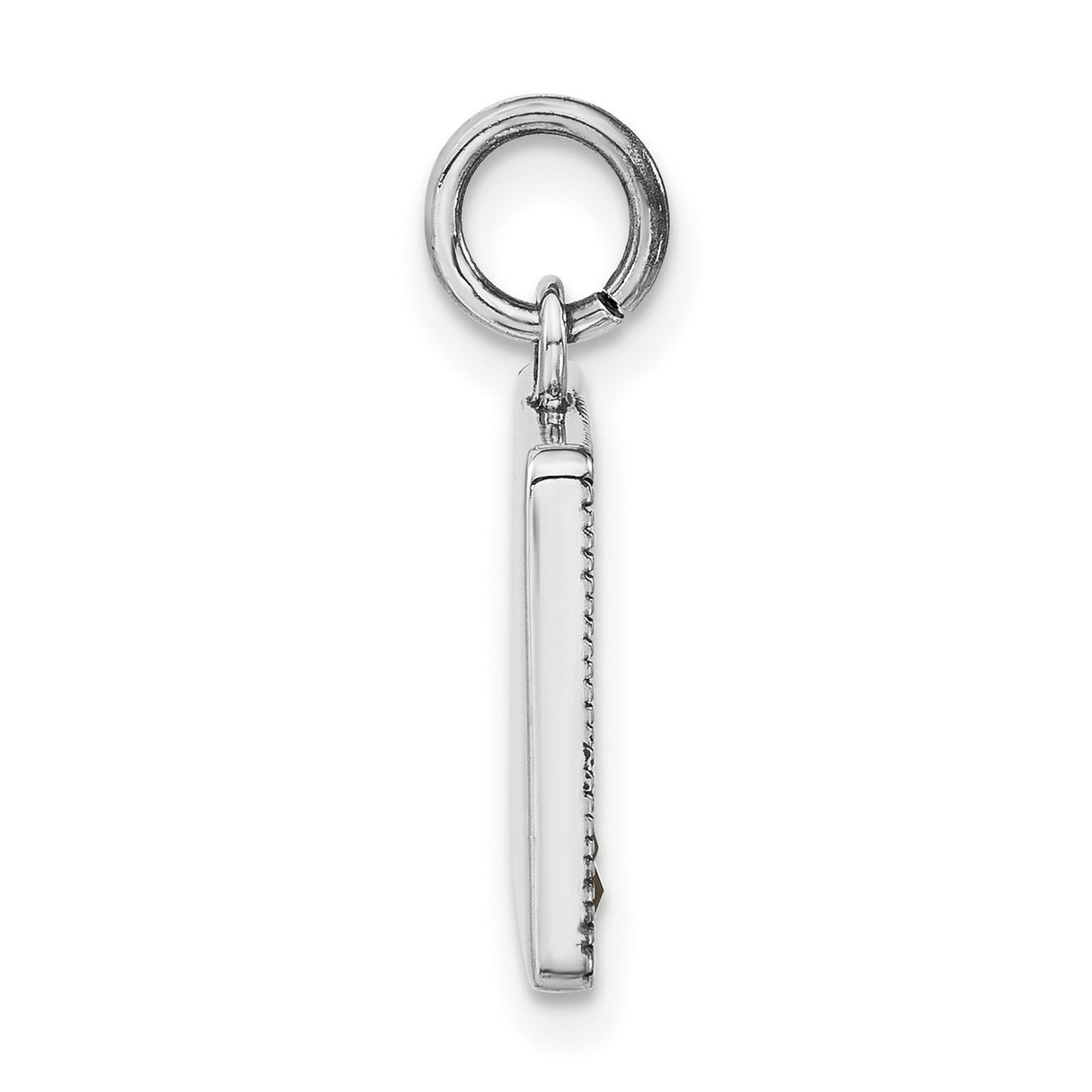 Sterling Silver Times Square Pendant with Green Enamel and Marcasite, NYC Souvenir Jewelry