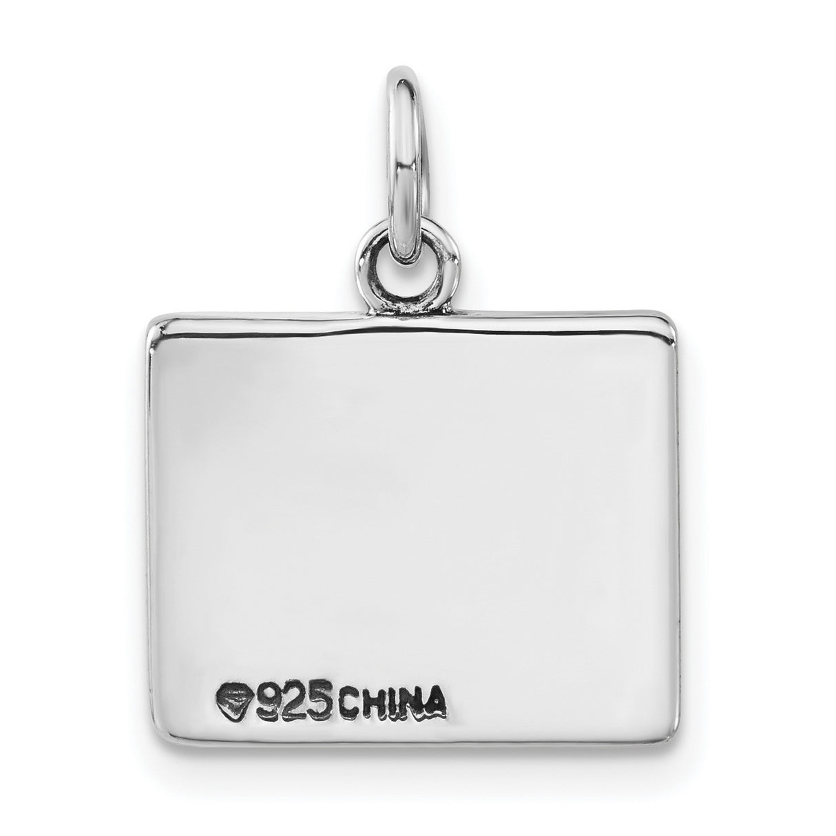 Sterling Silver Times Square Pendant with Green Enamel and Marcasite, NYC Souvenir Jewelry