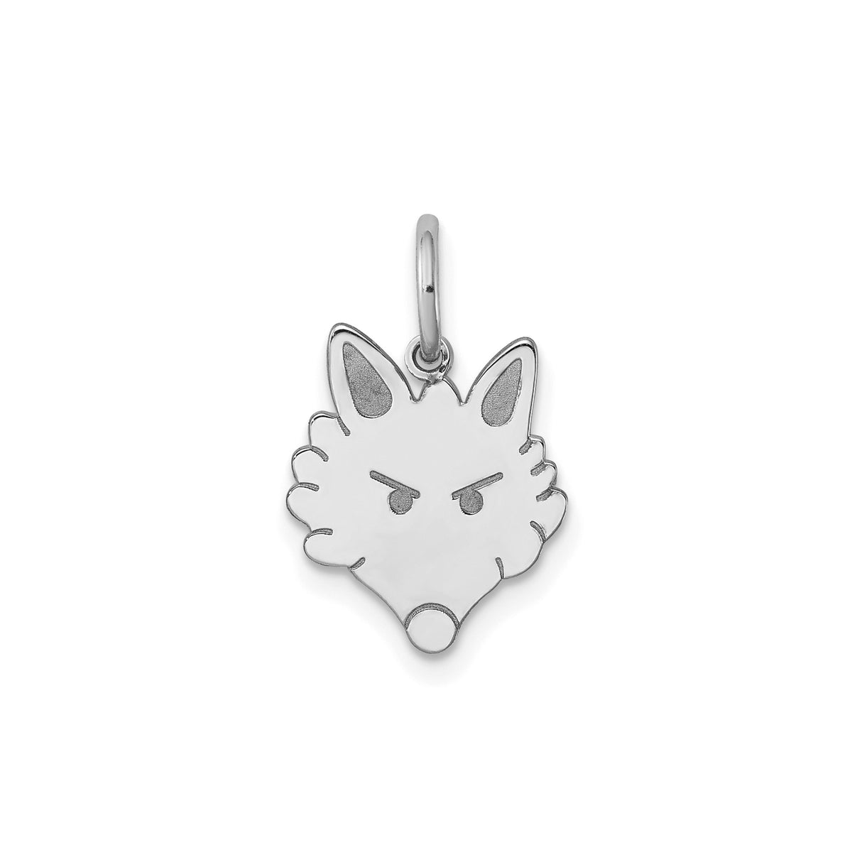 Sterling Silver Wolf Head Pendant, Bold Tribal Animal Spirit Jewelry for Men and Women