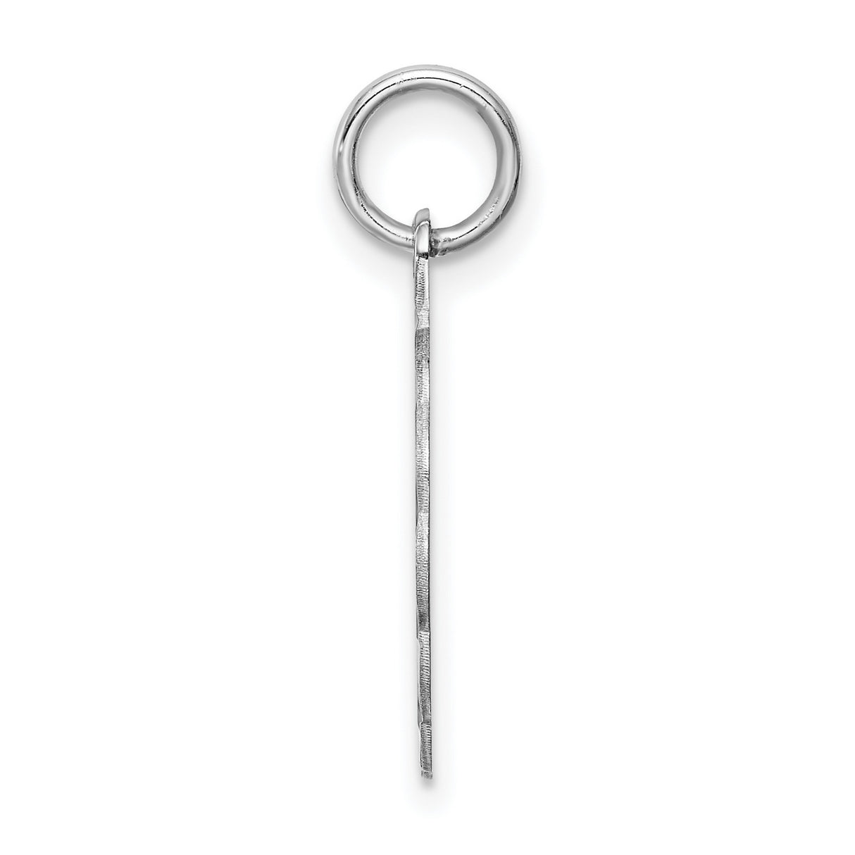 Brocaded Initial C Charm Pendant in Real 925 Sterling Silver