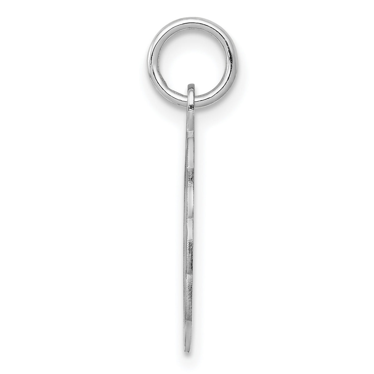 Brocaded Letter Y Initial Charm Pendant in Real 925 Sterling Silver