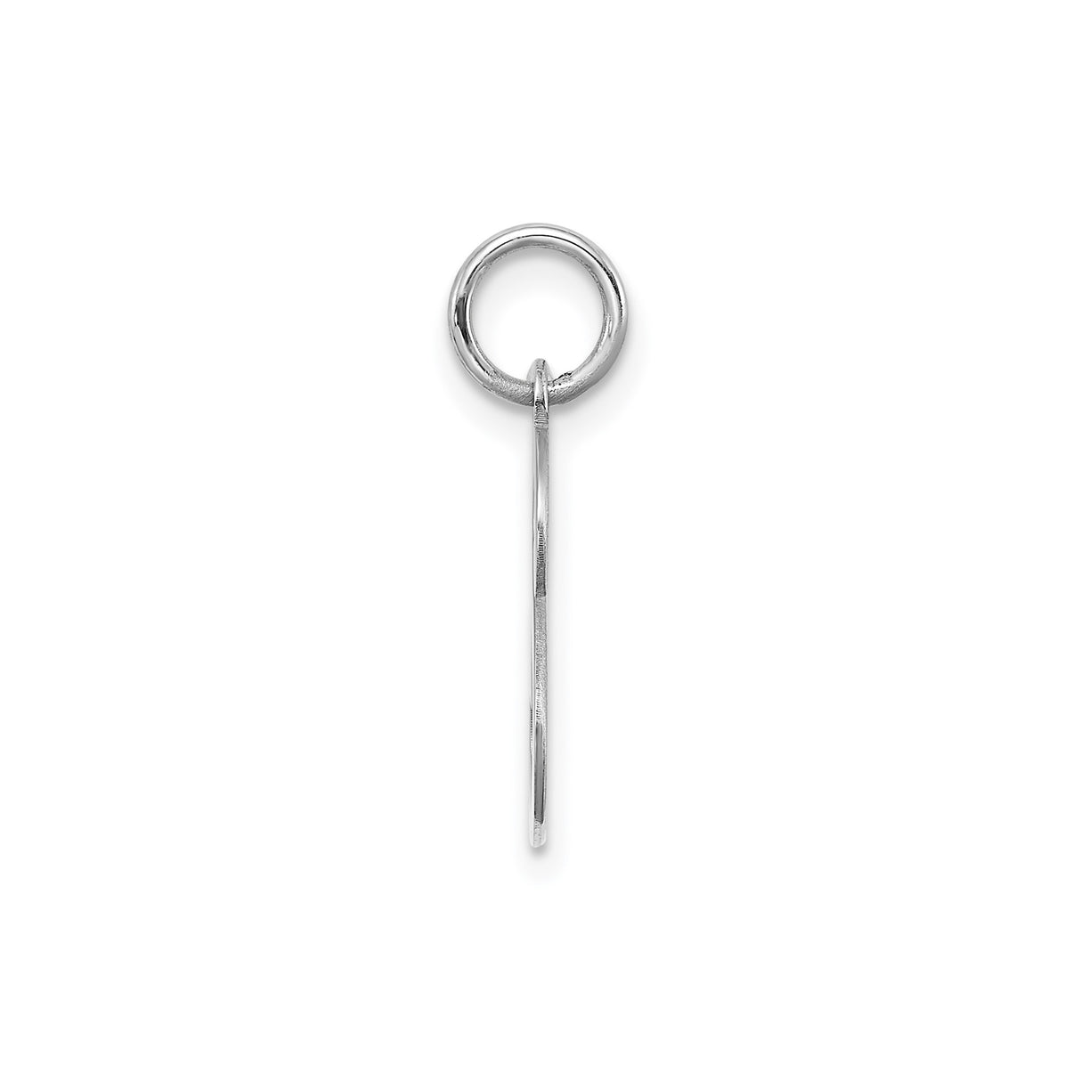 Sterling Silver Pendant Charm, Script Initial S, Polished Alphabet Jewelry for Women or Unisex