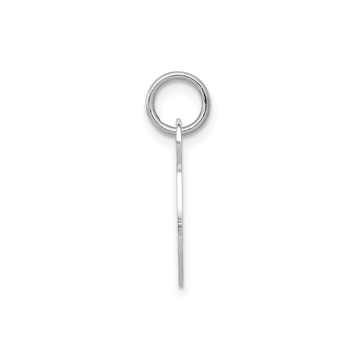 Sterling Silver Letter J Pendant, Old English Script Initial Charm for Women or Unisex Wear