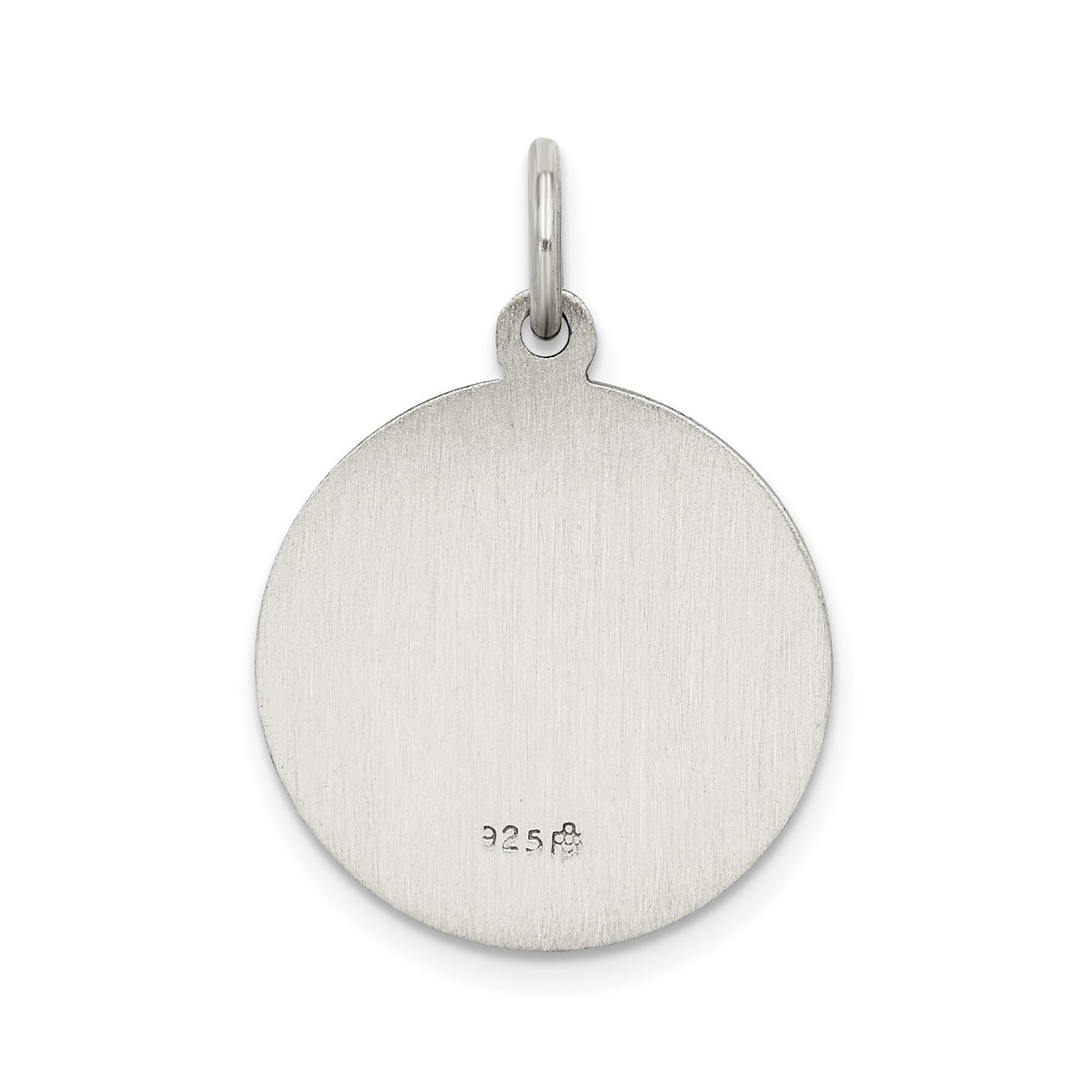 Sterling Silver Confirmation Pendant with IHS Christogram and Cherub Accents