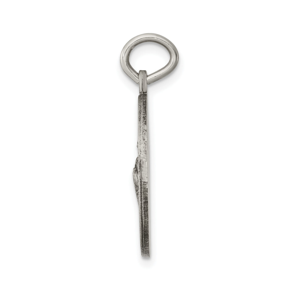 Sterling Silver St Jude Thaddeus Pendant with Halo and Rays, Catholic Religious Medal