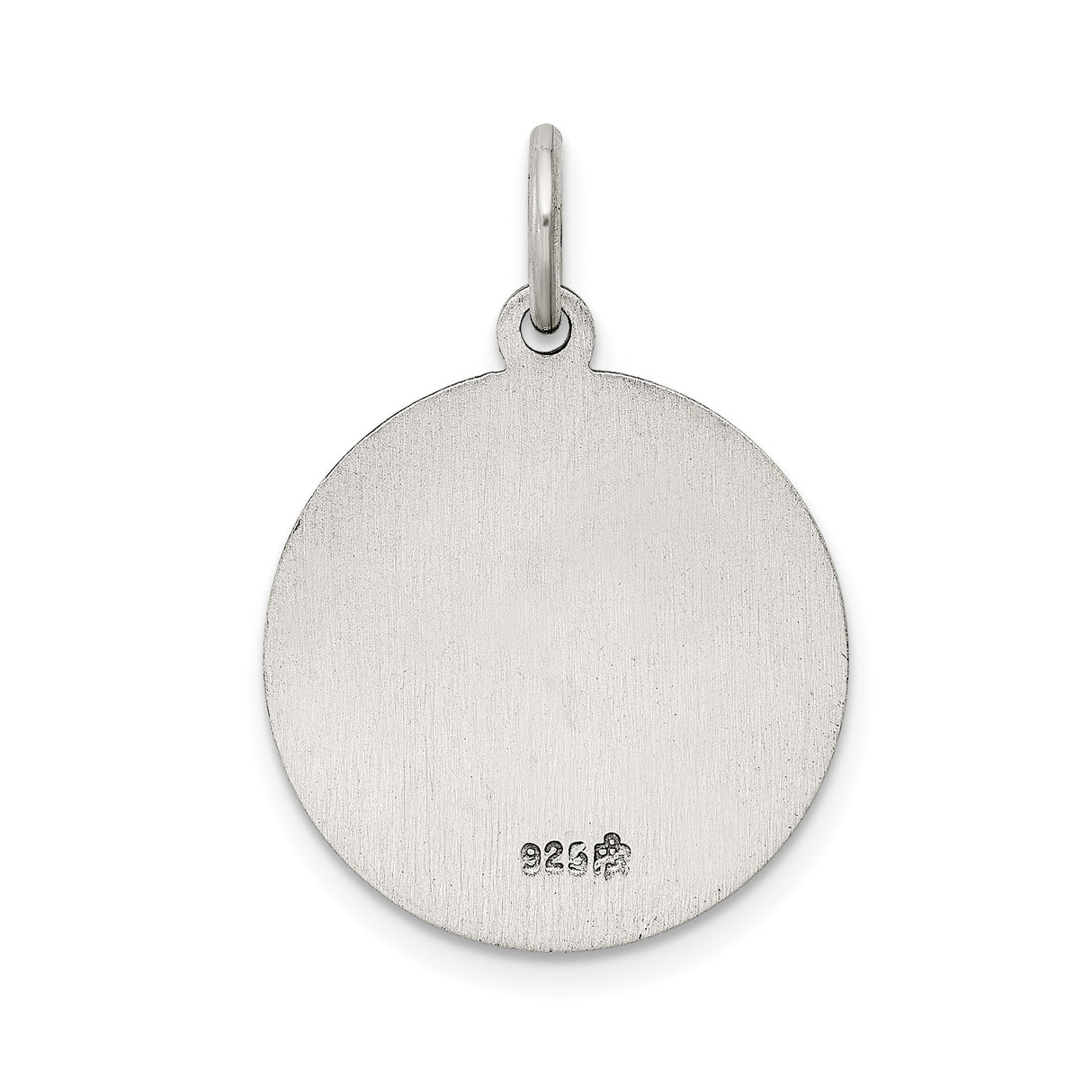 Sterling Silver St Jude Thaddeus Pendant with Halo and Rays, Catholic Religious Medal