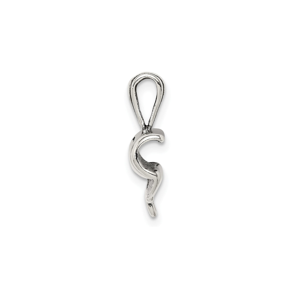Sterling Silver Diploma Pendant with Script Engraving, Rolled Graduation Charm