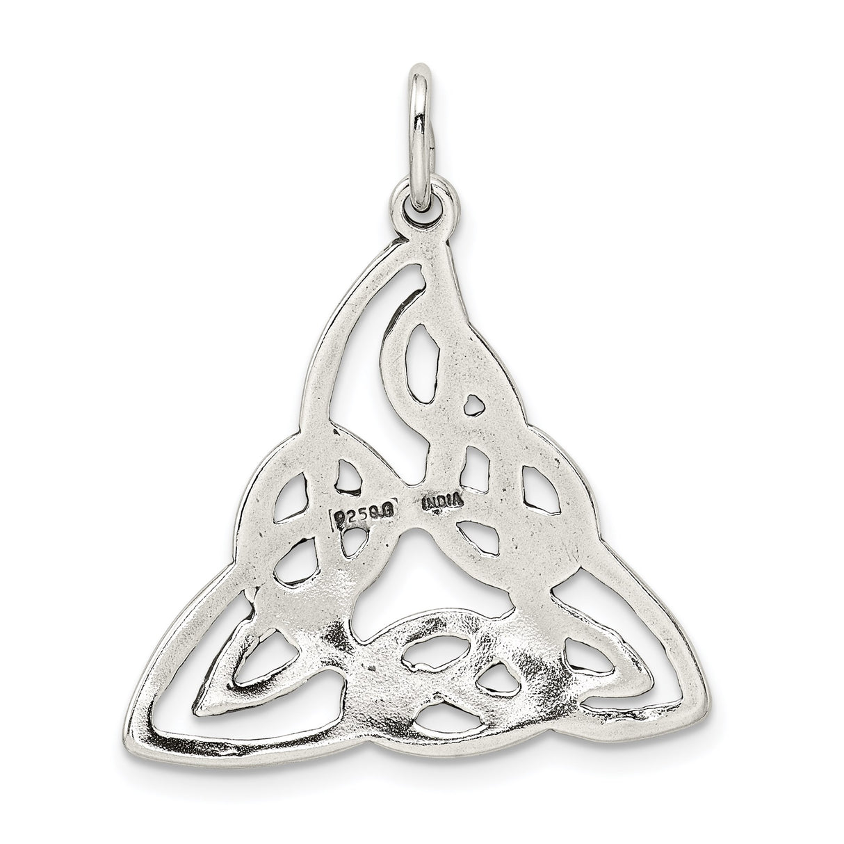 Sterling Silver Celtic Triquetra Knot Pendant, Spiritual Trinity Symbol Jewelry for Women and Unisex Wear