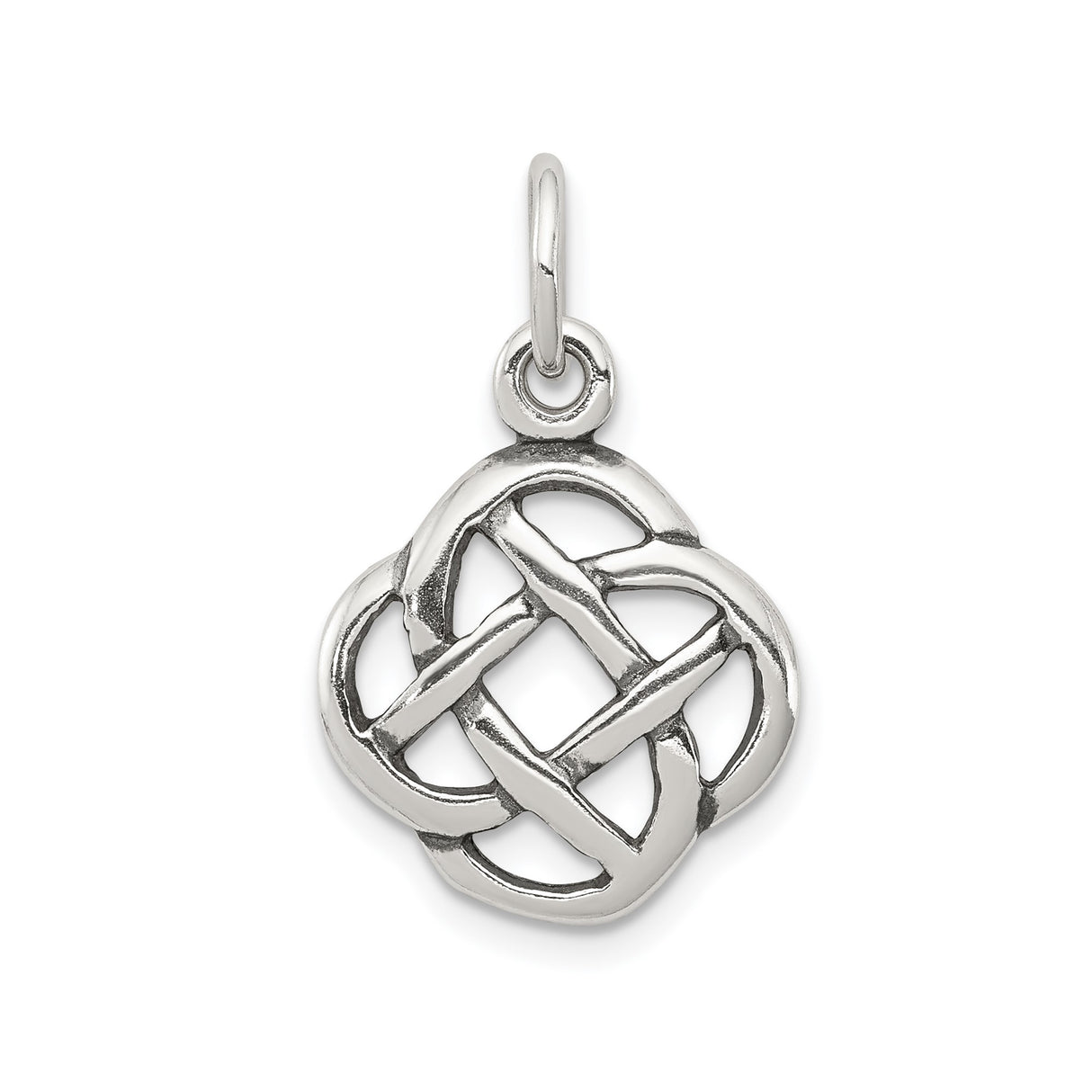 Sterling Silver Celtic Knot Pendant, Symbol of Eternity, Unity, and Spiritual Harmony