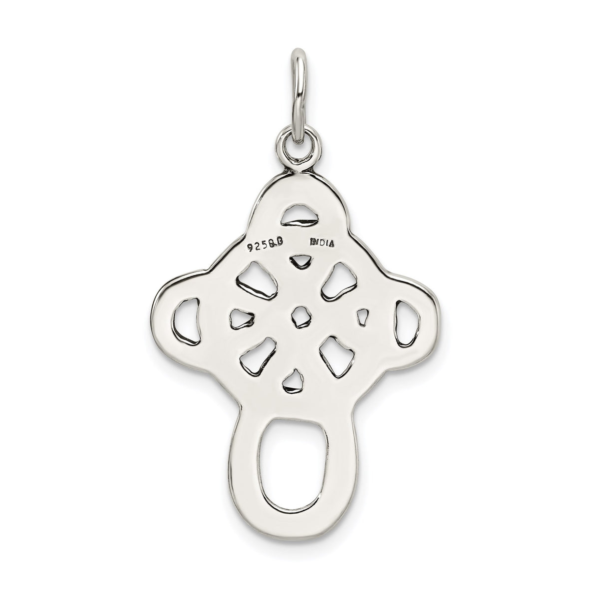 Sterling Silver Celtic Cross Pendant with Knotwork Design, Unisex Religious Jewelry