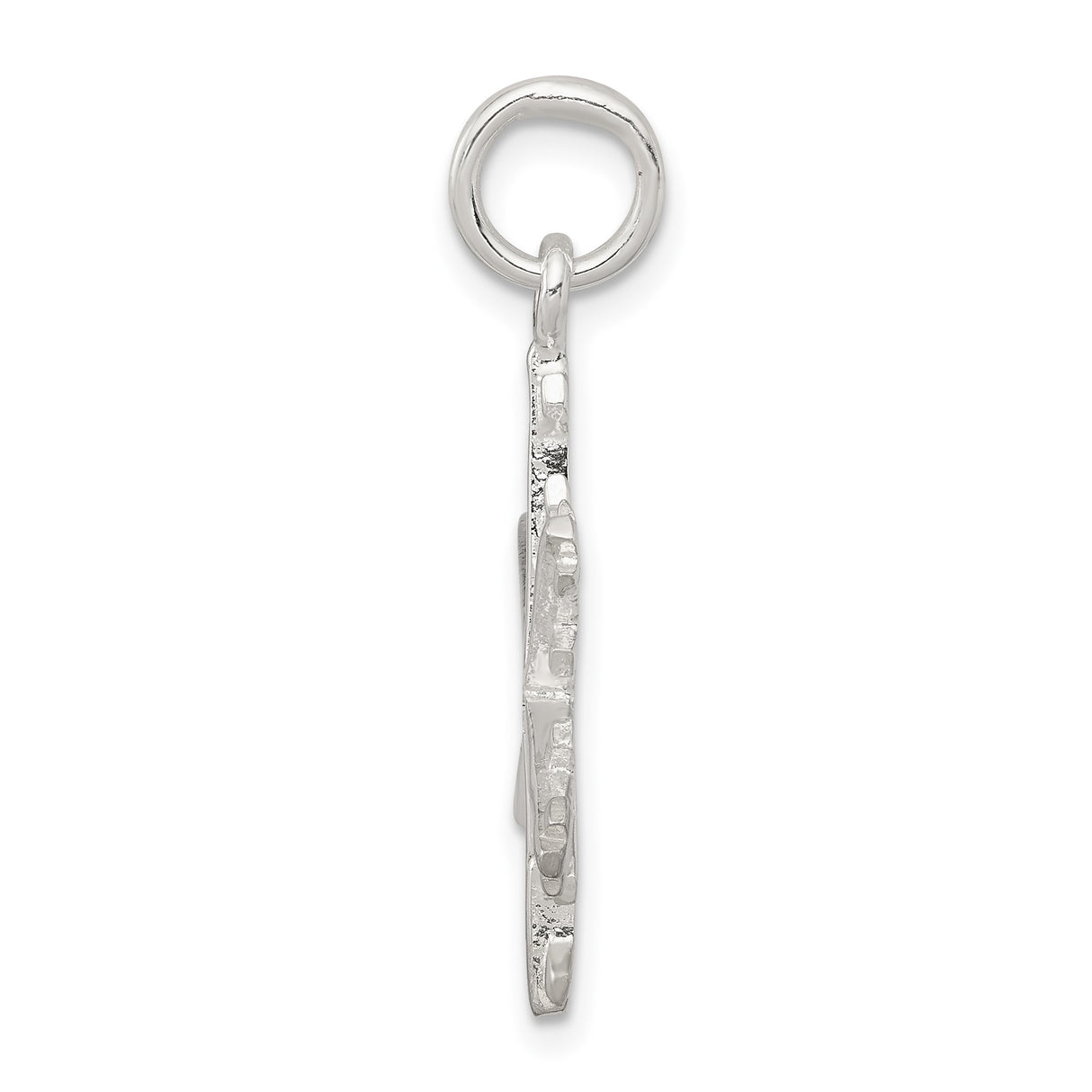 Sterling Silver Snowflake Pendant, Symmetrical Winter Design, Nature-Inspired Holiday Jewelry