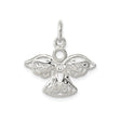 Sterling Silver Angel Pendant with Filigree Detailing, Christian Spiritual Jewelry