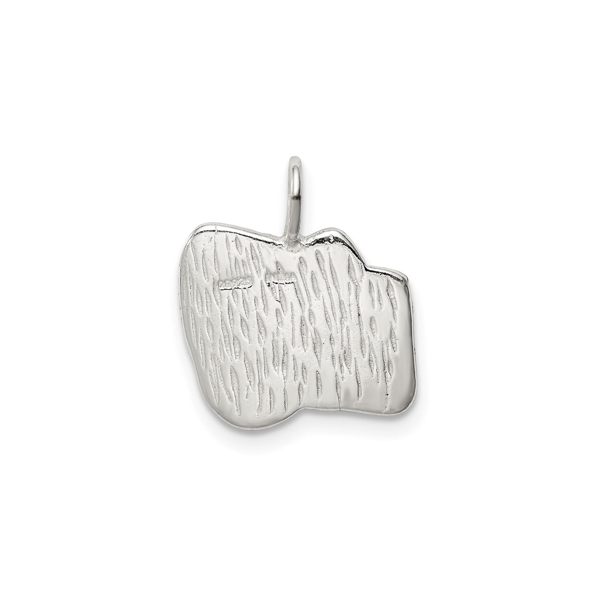 Sterling Silver Tractor Pendant, Vintage Farm Equipment Charm with Country Style Design