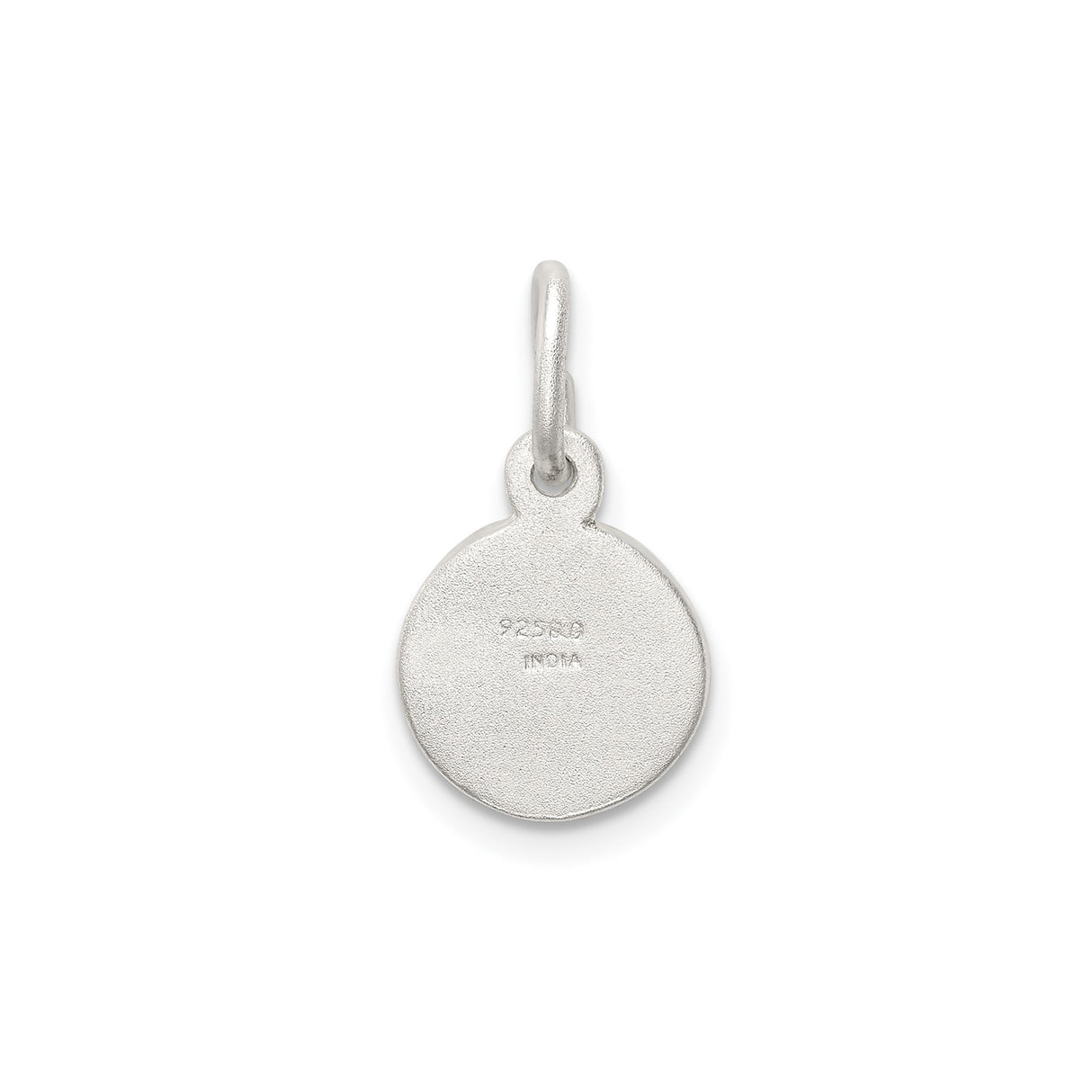 Sterling Silver Angel Pendant with Praying Cherub, Guardian Medallion Design for Women