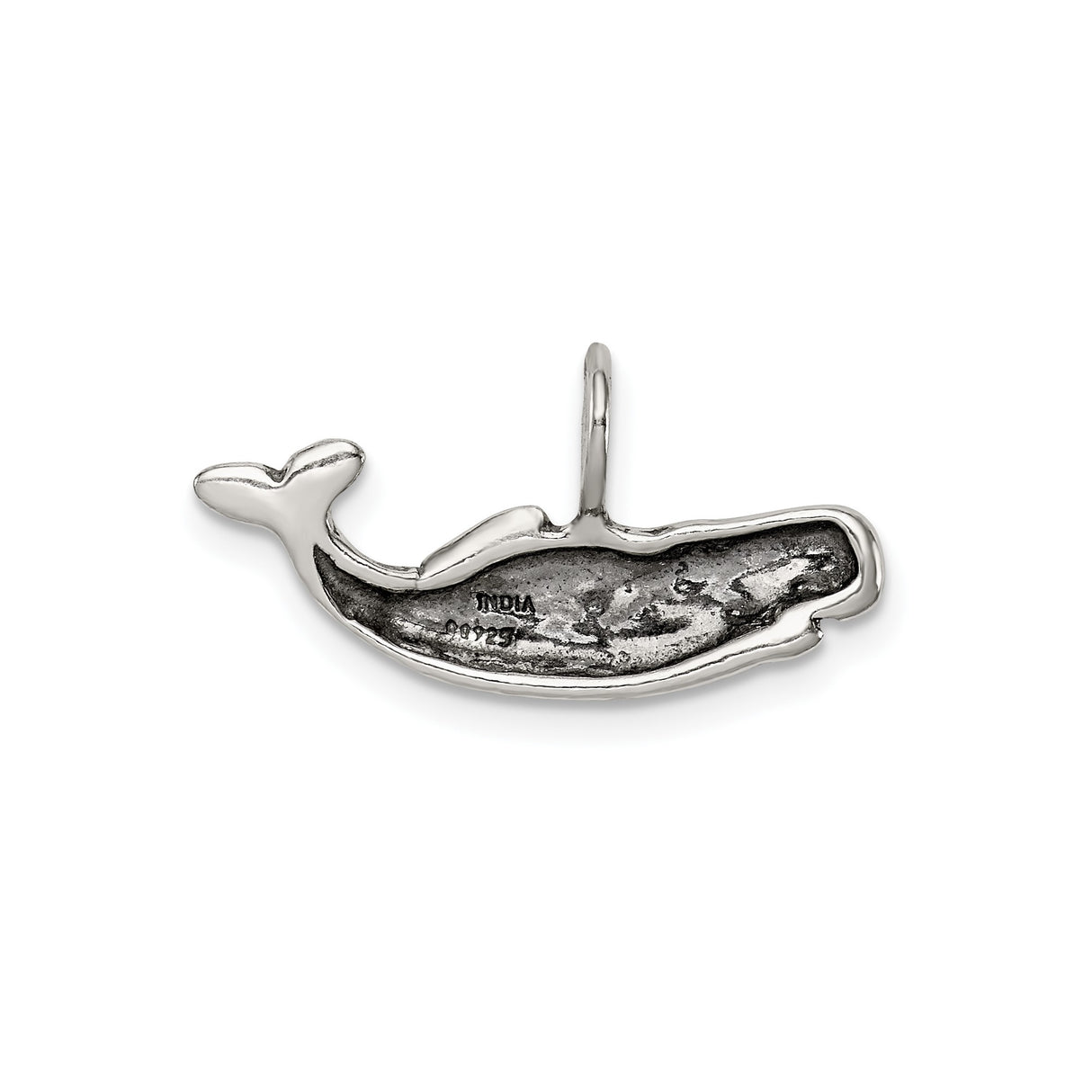 Sterling Silver Whale Pendant, Nautical Ocean Jewelry with Marine Charm, Symbol of Strength and Wisdom