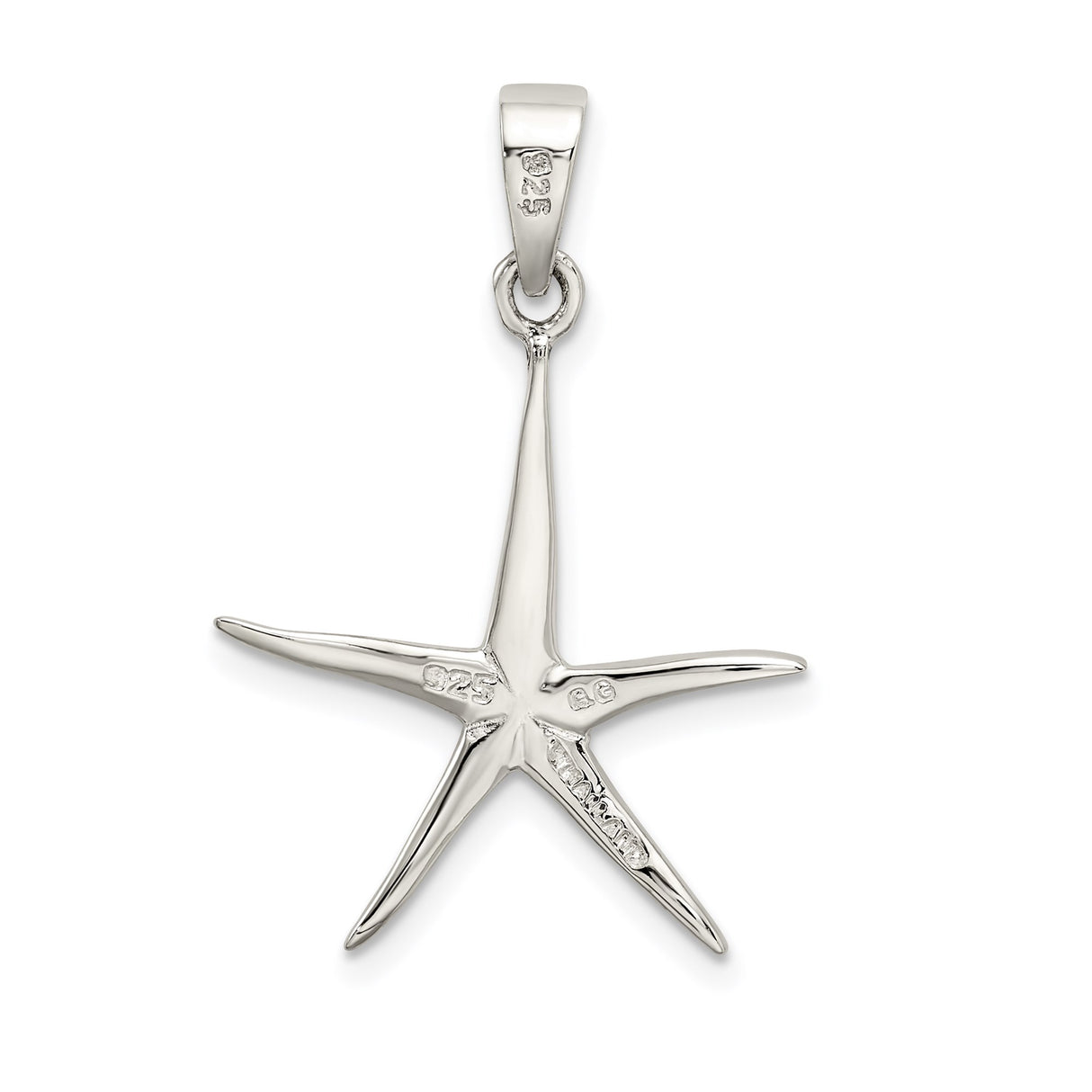 Sterling Silver Starfish Pendant, Ocean-Inspired Nautical Charm for Women
