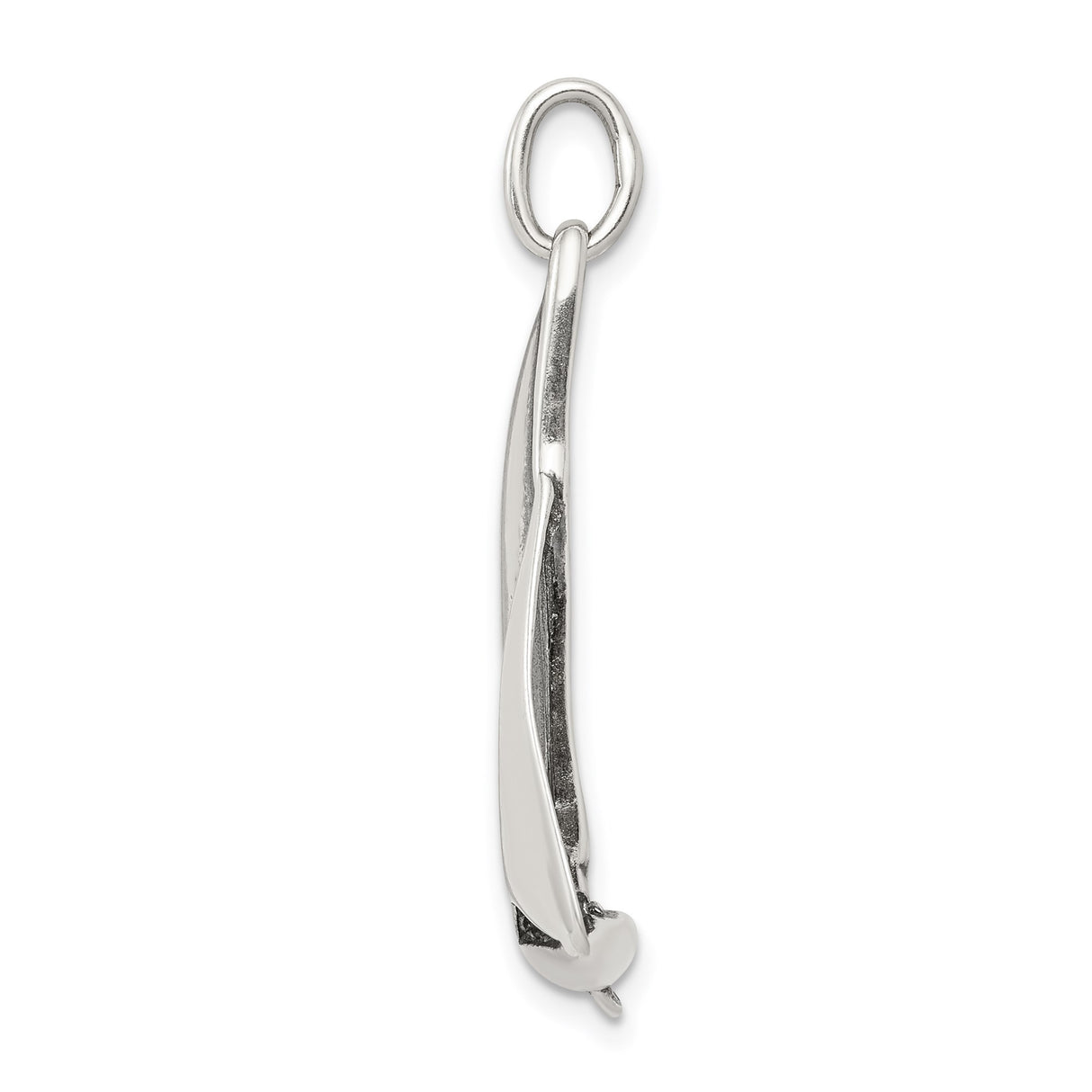 Sterling Silver Sailboat Pendant with Sleek Yacht Design, Nautical Marine Theme for Women