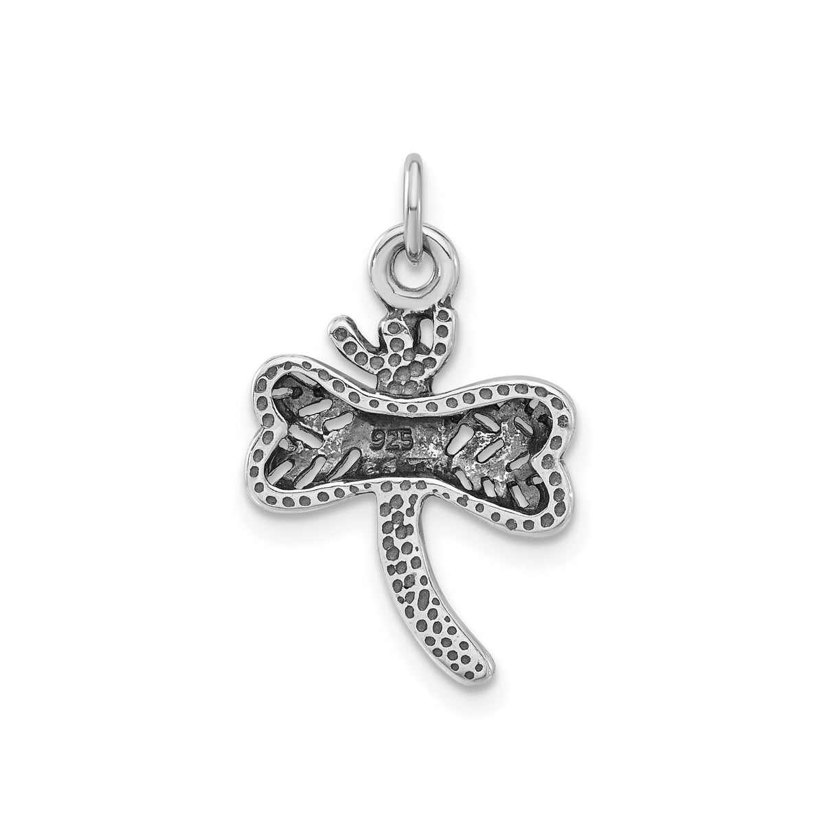 Sterling Silver Dragonfly Pendant with Detailed Wings, Nature-Inspired Spiritual Jewelry for Women